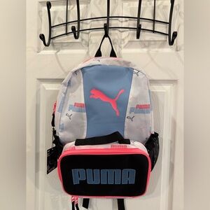 NWT Puma Backpack + Lunchbox